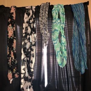 4 scarves